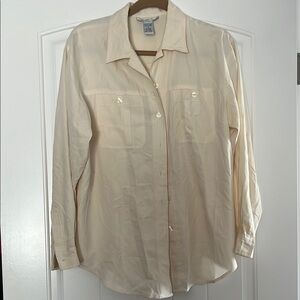 Vintage Anna and Frank Cream Button Shirt